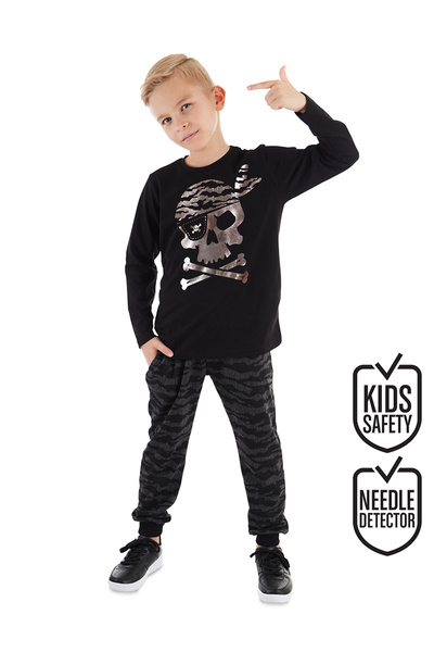 MSHB&G Σετ Παντελόνι T-shirt Pirate Skull Boy