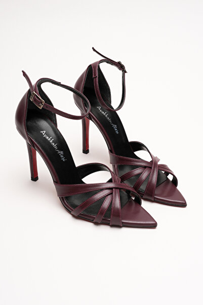 Ayakkabı Ateşi Pantofi cu toc subțire cu design special pentru femei Accosie ...