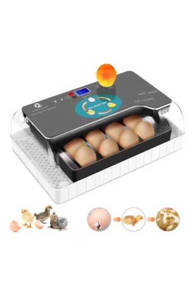 Chuma Egg Incubator, Poultry Hatcher with LED Display, for Hatching Chickens,...