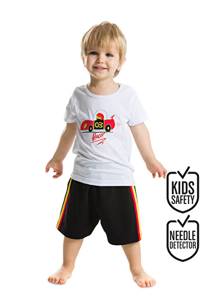 Denokids Racer 03 Бебешки комплект къси панталони за момче