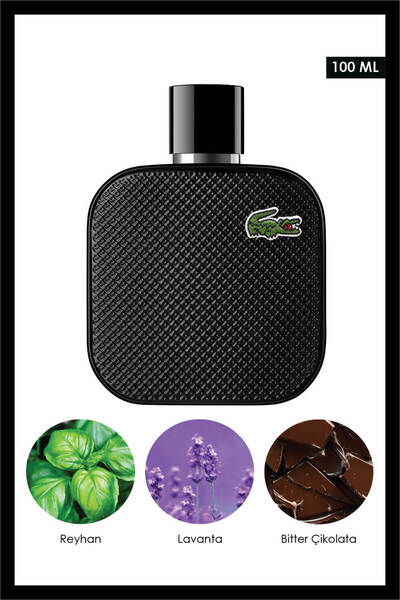 Lacoste L.12.12 Noir EDT 100 ml Erkek Parfüm