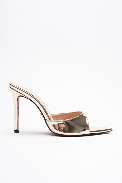 Ayakkabı Ateşi Жіночі туфлі на тонкому каблуці з гострим носком Sona Golden M...