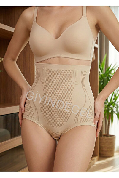 giyindegel Women's High Waist Seamless Shaping / Sculpting Corset Panties – S...