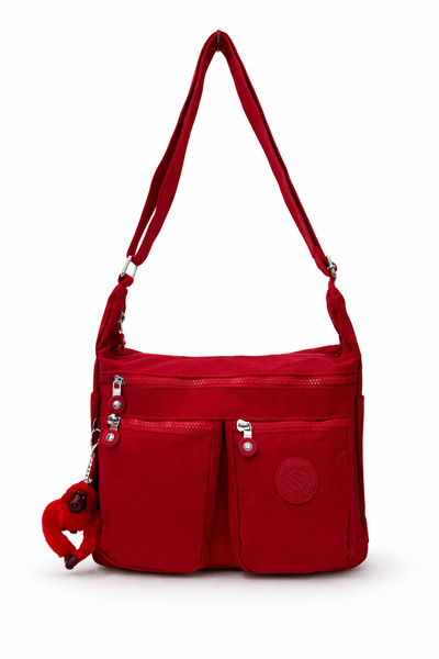 Sanmorris Women's Large Size 5-Compartment Waterproof Crinkle Fabric Shoulder...