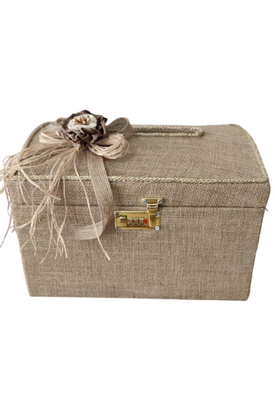 PRENSES Çeyiz Store Hasır Şifreli Zarf Takı Sandığı