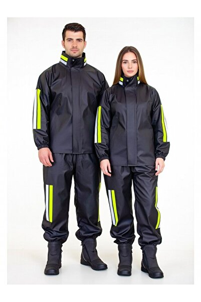 USTEKS Unisex Raincoat - Wind Waterproof - Bottom Top Suit