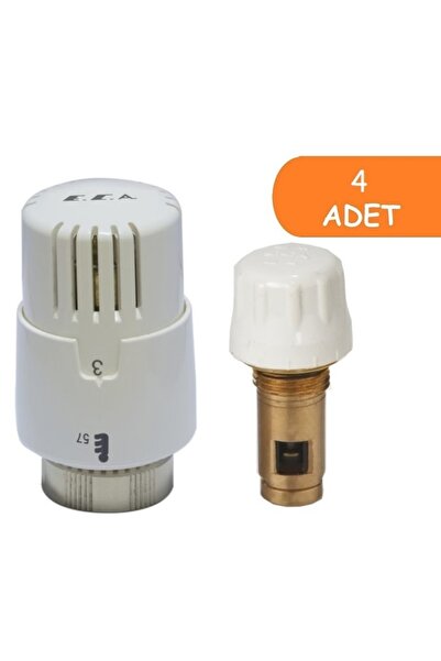 Eca 4 Adet ECA Termostatik TRV4 Kafa Grubu 41,3mm 602120813