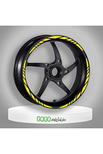 FLO SARI II REFLEKTÖR BASKI HONDA PCX UYUMLU 1 SET JANT ŞERİDİ