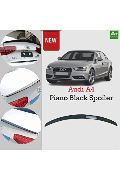 Niken Audi A4 Bagaj Üstü Spoiler Parlak Siyah Spoyler 2012-2016