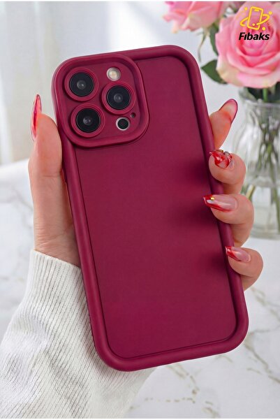 Fibaks حافظة آيفون 14 برو ماكس مزودة بحماية للكاميرا، غطاء سيليكون ناعم الملم...