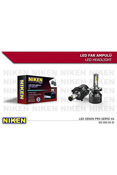 Niken H4 Led Xenon Far Ampulü Yeni Nesil Pro