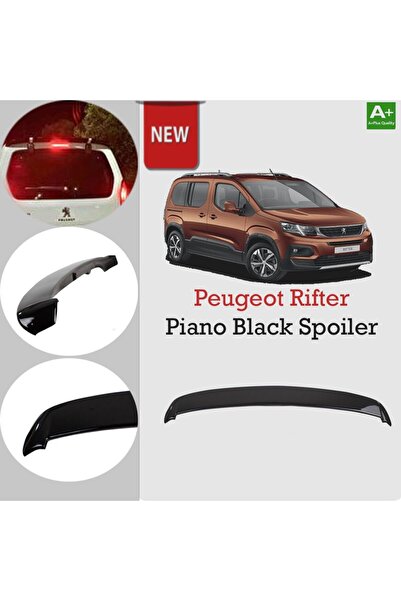 Niken Peugeot Rifter Bagaj Üstü Spoiler Piano Black 2019 Sonrası