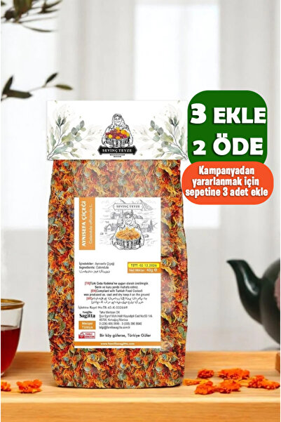 Organik Teyze Sevinç Teyze Aynısefa Çiçeği, Portakal Nergisi, Pol Marigold, C...