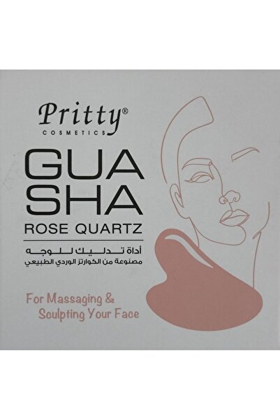 Pritty Gua Sha Rose Quartz for Massaging & Sculpting Your face