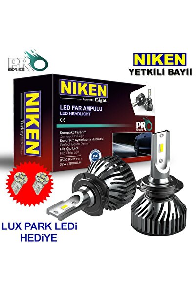 Niken H7 Led Xenon Far Ampulü Yeni Nesil Pro