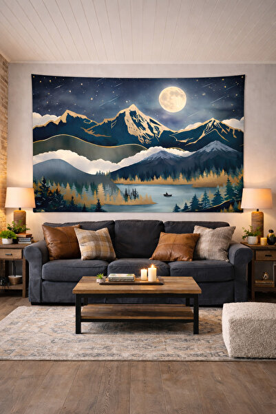 Vendini Kaliteli Kumaş Canlı Renkler Duvar Örtüsü Duvar Halısı Wall Tapestry