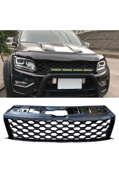 Genel Markalar Volkswagen Amarok Ön Panjur Izgara Siyah Piano Black 2015-2019