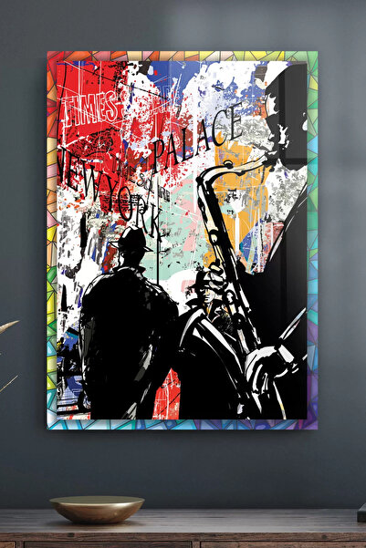 Decovetro Tablou din sticlă Pop Art Karma