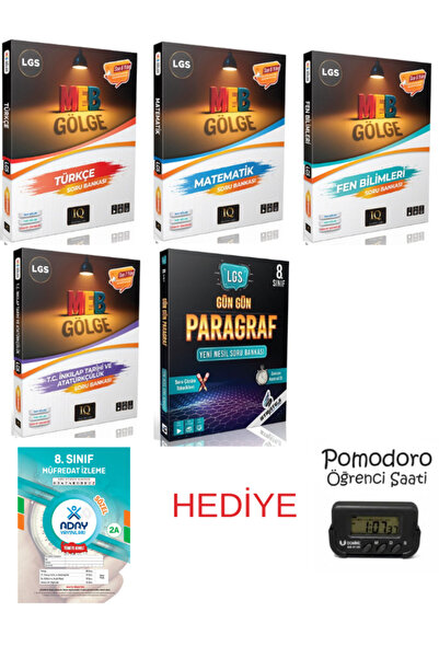 paraf yayınları LGS Meb Gölge Tür-Mat-Fen-İnk-Gün Gün Paragraf-Deneme ve Fiş ...
