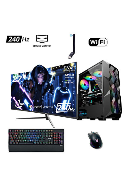 IZOLY Sellow Y Ryzen 7 3700x 16gb 256gb M.2 Nvme Gtx1660s 6gb 27" 200hz Oyunc...