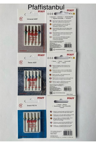 Pfaff Standart , Kot , Jarse Iğne Seti 3'lü Paket