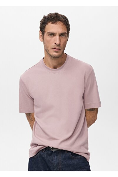 MANGO Man Medium weight regular fit tişört