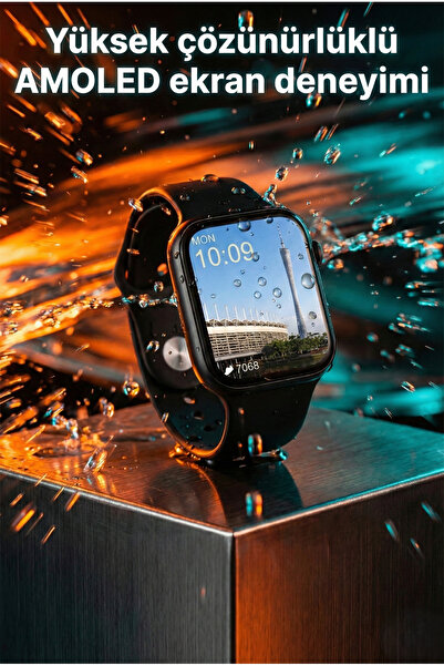 Mons Akıllı Saat Çok Fonksiyonlu Uyku Takibi Adımsayar Nabız Ölçer Arama Ceva...