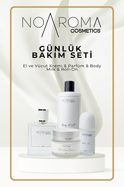 Noaroma NERGİS KOKULU PARFÜM KOKULU DÖRTLÜ GÜNLÜK BAKIM SET KALICI KOKU ETKİLİ