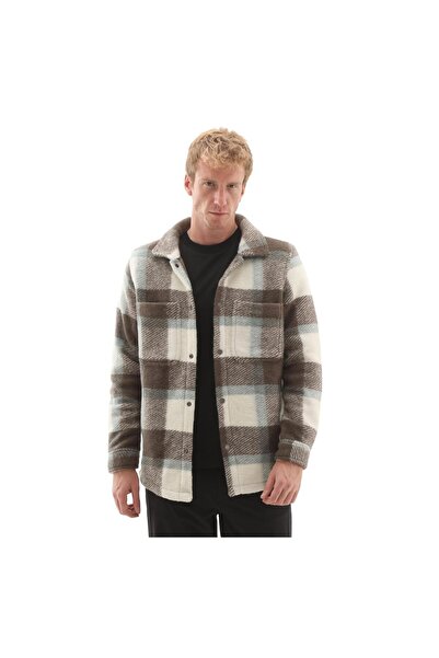 Timberland B0A44HBCN01-R Wool Blend Shacket Erkek Ceket Gri