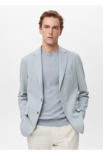 MANGO Man Verner dar kesim pamuklu blazer ceket