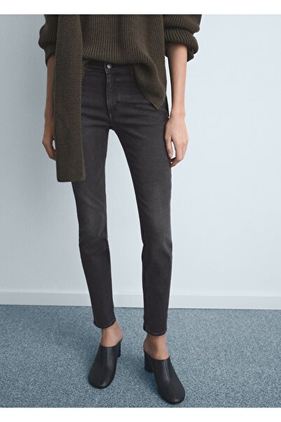 MANGO Woman Orta belli skinny jean pantolon