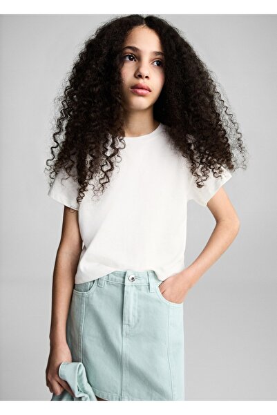 MANGO Kids Детайлна тениска с изрязани елементи