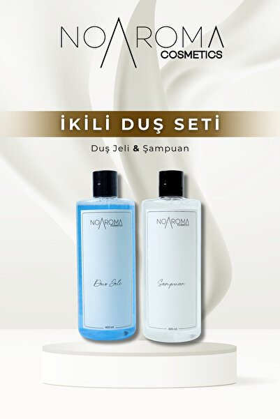 Noaroma NERGİS KOKULU PARFÜM ESANSLI DUŞ JELİ SETİ 400 ML ŞAMPUAN VE DUŞ JELİ