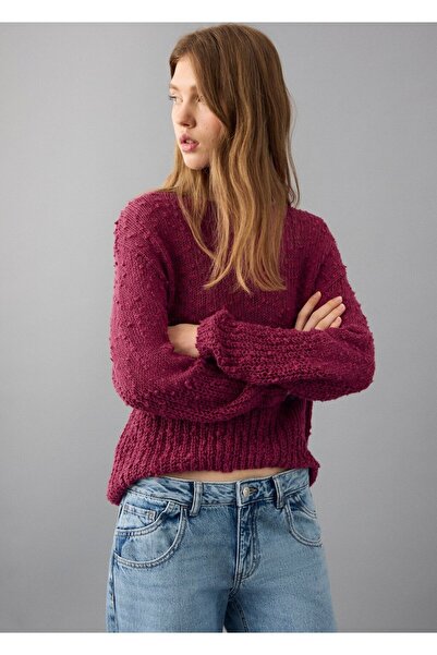 Mango Teen İnce örgülü kazak