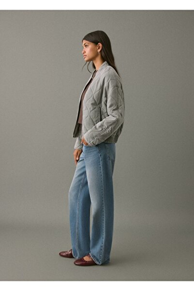 Mango Teen Düz kesim jean pantolon