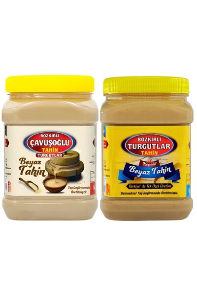 Bozkırlı Çavuşoğlu Beyaz Tahin Tanışma Paketi (kepeksiz 930g + Kepekli 930g)