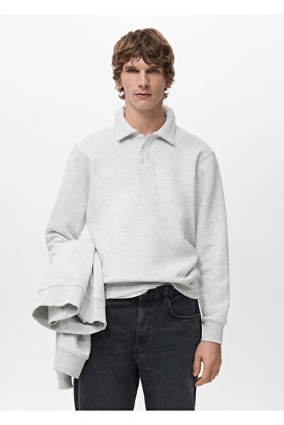 MANGO Man Regular kesim polo sweatshirt