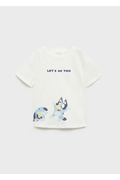 MANGO Baby Bluey desenli tişört