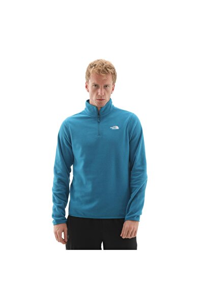 THE NORTH FACE F0A8D0QBOM1-R M Glacier Fleece 1-4 Zip Jacket Мъжка яке Синьо