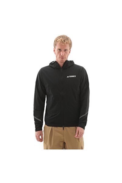 adidas KA5872-E Terrex Xpr Light Rain Ανδρικό Αδιάβροχο Μπουφάν-R &amp; Μαύρο