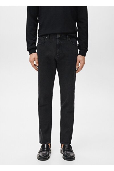 MANGO Man Ben cropped tapered fit jean pantolon