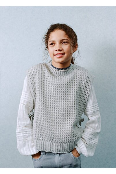 MANGO Kids Lureks payetli yelek