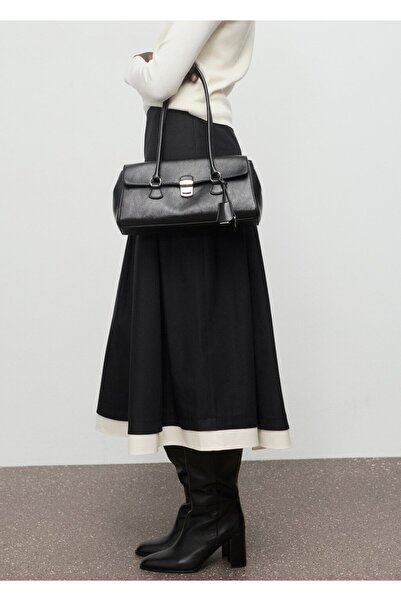 MANGO Woman Pileli etek