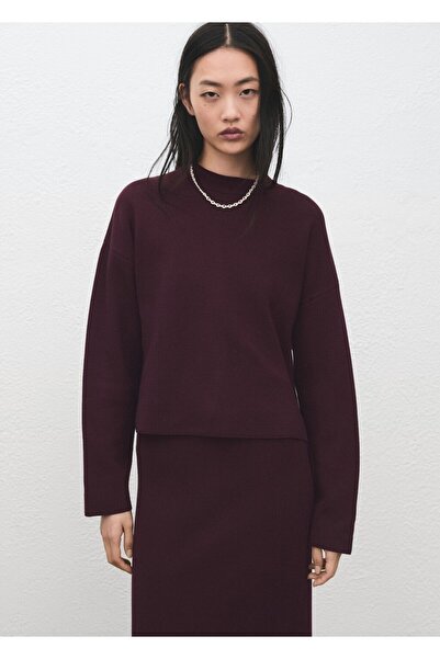 MANGO Woman Yuvarlak yaka triko kazak