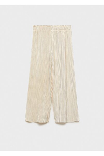 MANGO Kids Gerade Hose mit Falten