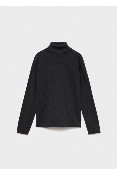 MANGO Kids Boğazlı örgü kazak