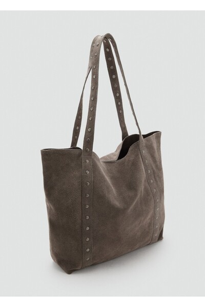 Mango Teen Süet tote çanta