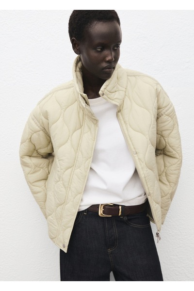 MANGO Woman Oversize kapitone anorak