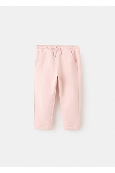 MANGO Baby İpli pamuklu jogger pantolon