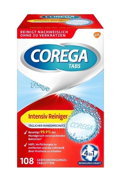 Corega DİŞ PROTEZ AĞIZ TEMİZLEME 108 TABLET